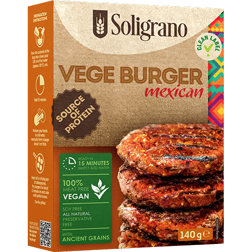 Vege Mexican Burger by Soligrano Ratings & Reviews | Buy Vegan