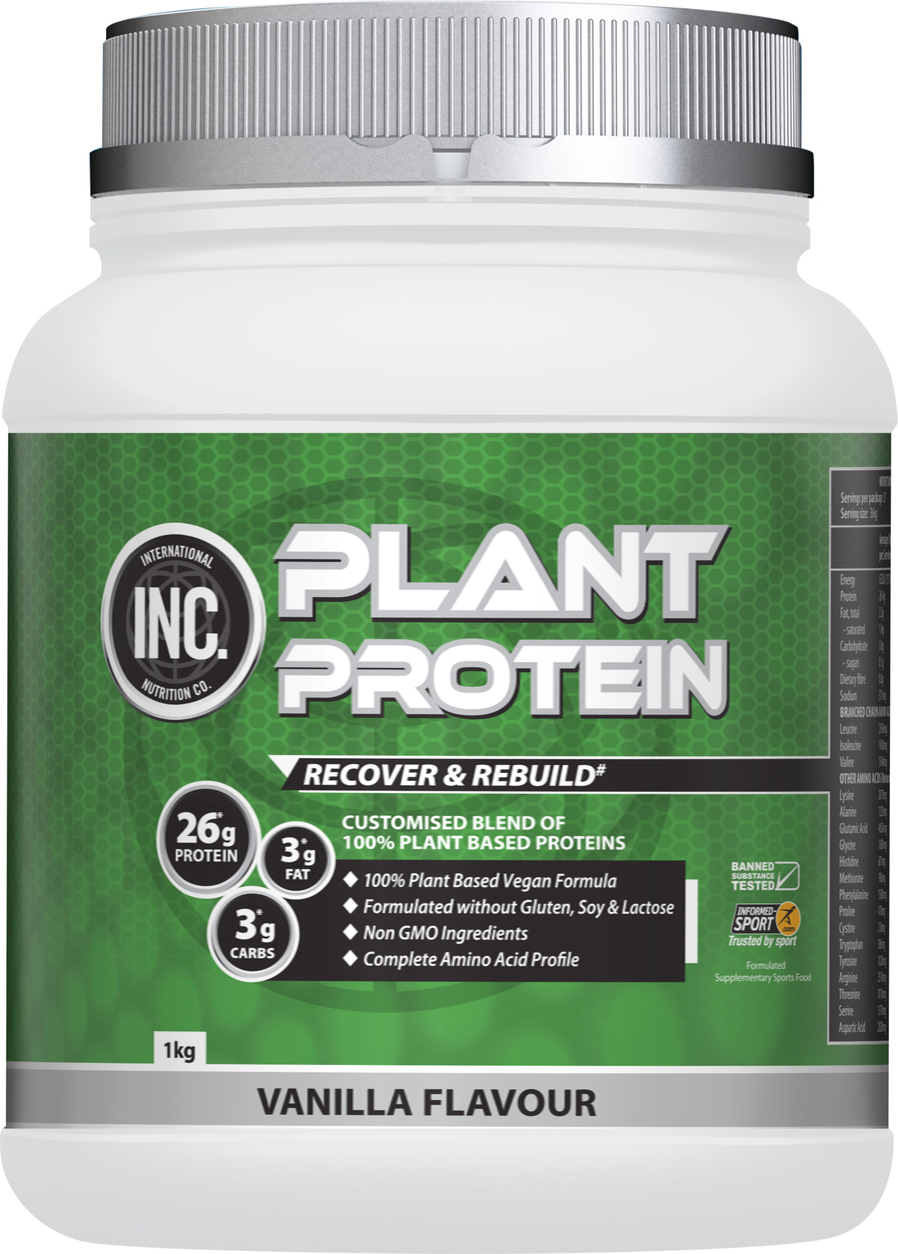 Omni Protein Powder  Plant-based Vanilla Protein