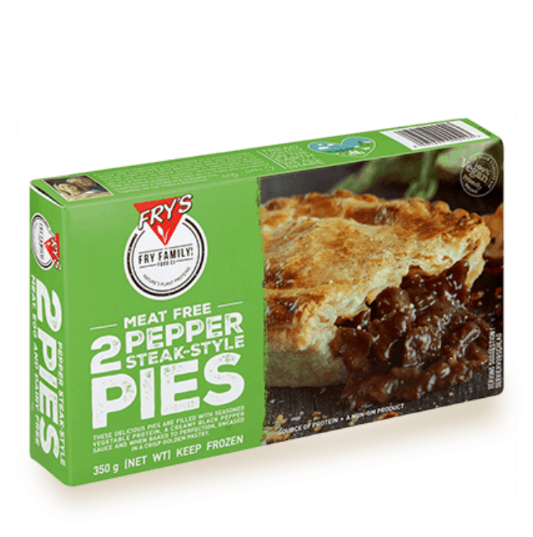 Pepper Steak Style Pies By Frys Buy Vegan 