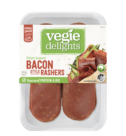 Bacon Style Rashers by Vegie Delights Ratings & Reviews | Buy Vegan