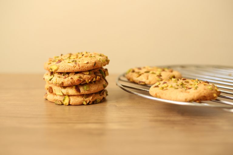 vegan cookies on a table
