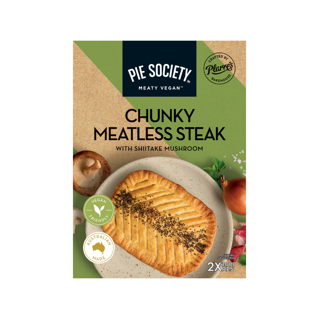 Chunky Meatless Steak by Pie Society Ratings & Reviews | Buy Vegan