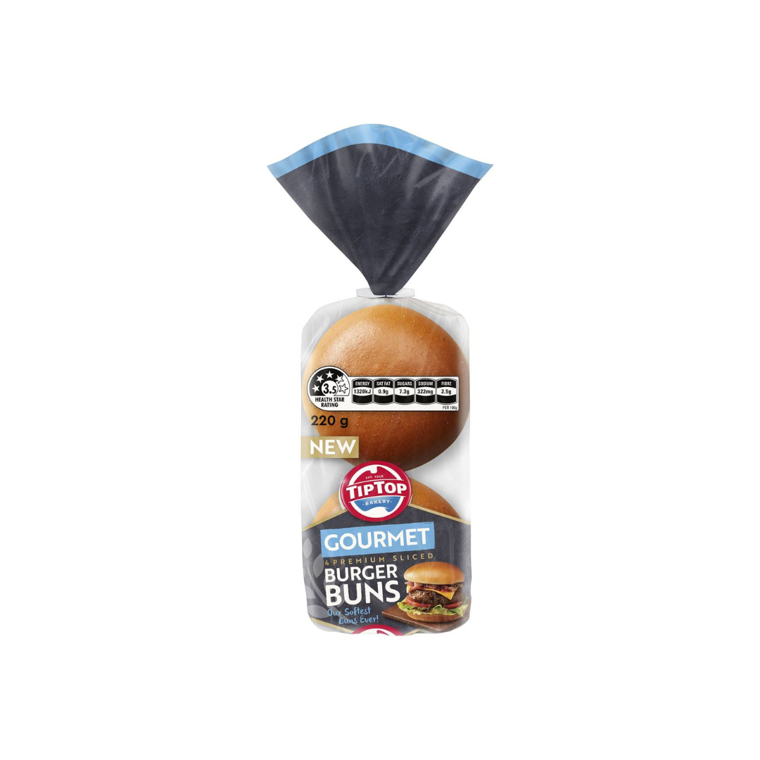 Gourmet Burger Buns by Tip Top Ratings & Reviews | Buy Vegan