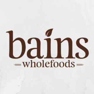 Bains Wholefoods Logo Buy Vegan