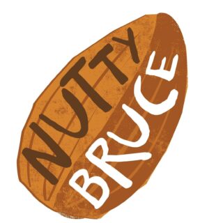 Nutty Bruce Logo Buy Vegan