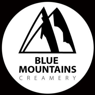 Blue Mountains Creamery Logo Buy Vegan