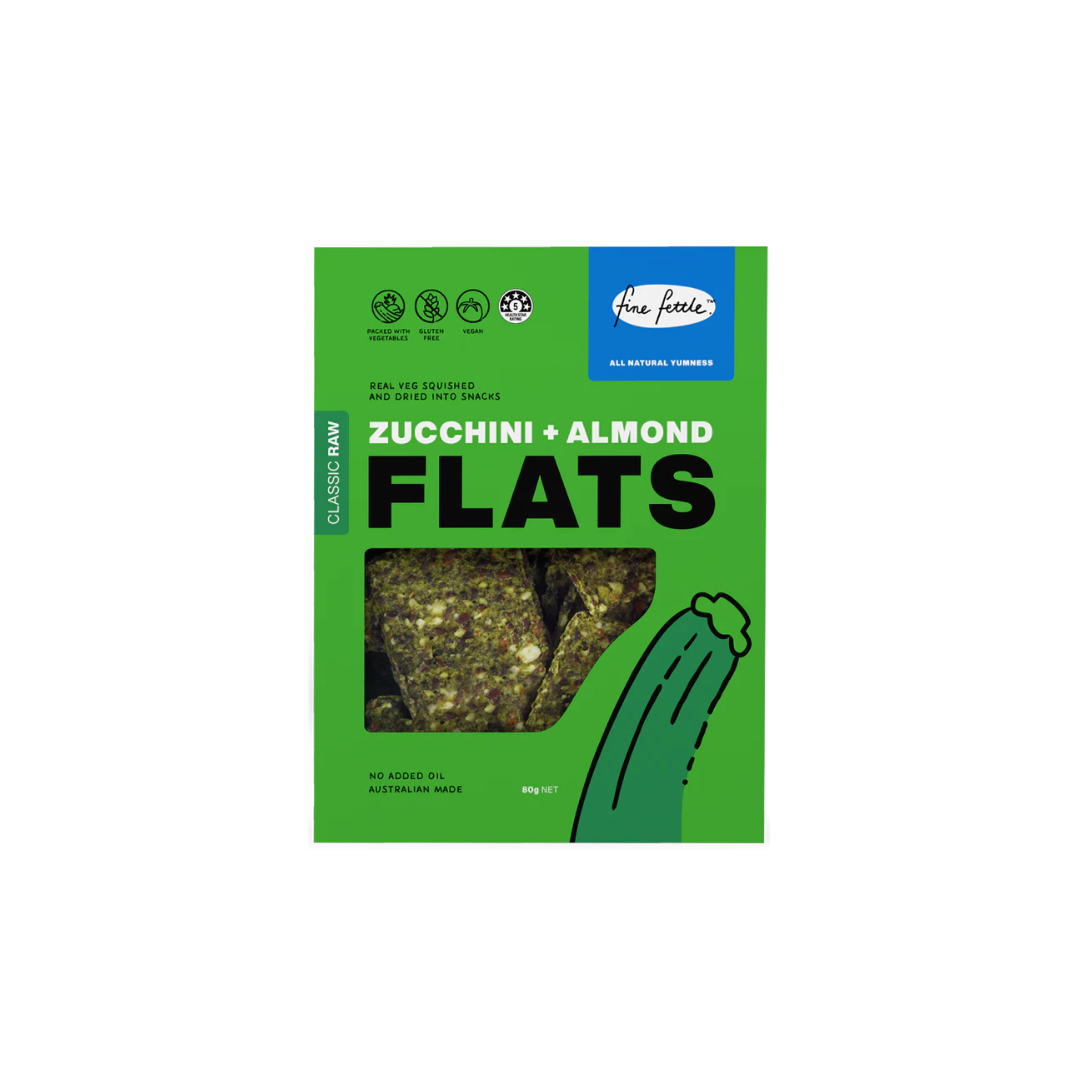 Zucchini & Almond Flats By Fine Fettle Ratings & Reviews | Buy Vegan